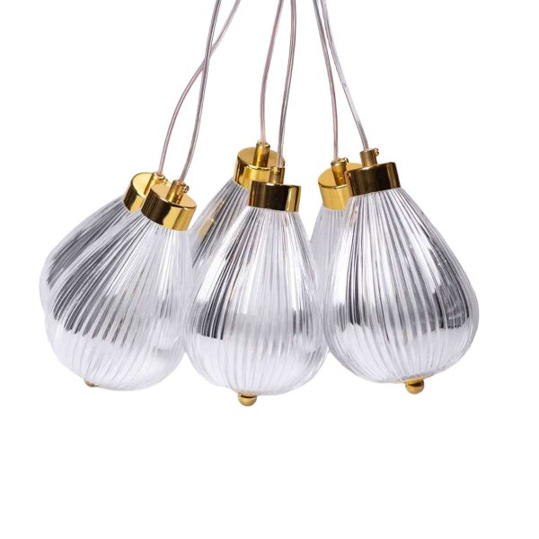 Гірлянда штора з фігурками Повітряна куля, 3 метри, 6 ламп, тепле жовте світло