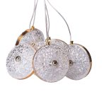 Гірлянда-штора Діамант 3 метри 6 фігур, теплий білий 6L3MDIA