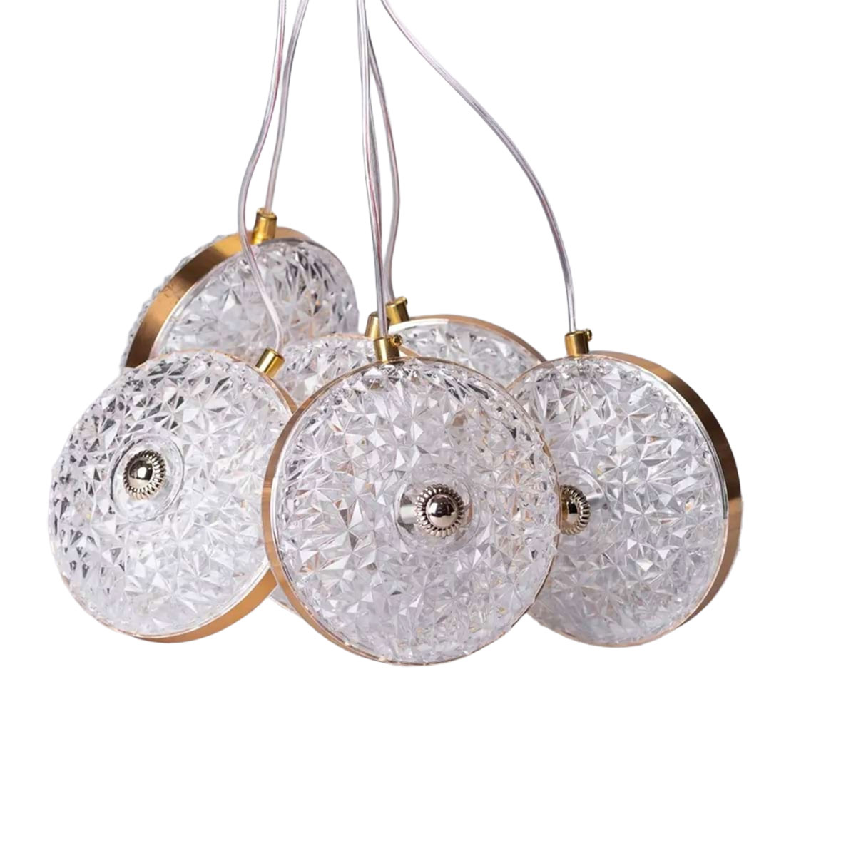 6L3MDIA-1 Гірлянда-штора Діамант 3 метри 6 фігур, теплий білий 6L3MDIA - Зображення 1