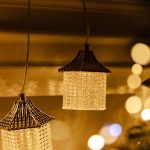 Гірлянда штора з фігурками Ліхтар 3 метри 6 ламп тепле жовте світло 6L3MLIG - Зображення 7