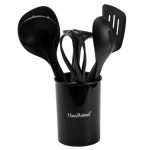 Набір посуду для приготування з нержавіючої сталі 12 предметів, чорний HP33548 - Зображення 7