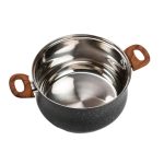 Набір посуду для приготування із нержавіючої сталі 10 предметів чорний HP33530B - Зображення 7