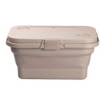 Складний кошик для пікніка з кришкою-столиком 44.8х26х14 см Бежевий SJ-0120BE - Зображення 7