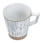 Чашка порцелянова для чаю та кави 300 мл у стилі ретро Золотиста HP7208G - Зображення 2