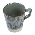 Чашка порцелянова для чаю та кави 300 мл у стилі ретро Зелена HP7208GR - Зображення 2