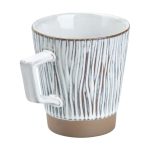 Чашка порцелянова для чаю та кави 300 мл у стилі ретро Золотиста HP7208G - Зображення 3