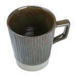 Чашка порцелянова для чаю та кави 300 мл у стилі ретро Графіт HP7208GG - Зображення 3