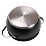 Набір посуду для приготування з нержавіючої сталі 12 предметів, чорний HP33548 - Зображення 8