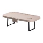 Складний кошик для пікніка з кришкою-столиком 44.8х26х14 см Бежевий SJ-0120BE - Зображення 8