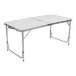 Стіл і 4 стільці для пікніка набір туристичних алюмінієвих складних алюмінієвих меблів для кемпінгу 8812-4 - Зображення 7