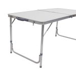 Стіл і 4 стільці для пікніка набір туристичних алюмінієвих складних алюмінієвих меблів для кемпінгу 8812-4 - Зображення 11