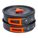 Набір туристичного посуду в сумці для походу та кемпінгу: каструля, сковорода, чайник HP39577C - Зображення 9