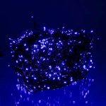 Гірлянда Різдвяна фея вулична 100 (м) 1000 LED чорний провід Синій CF1000L100MBBL - Зображення 3
