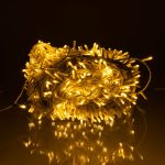 Гірлянда Різдвяна фея вулична 100 м 1000 LED білий провід Жовтий CF1000L100MWY - Зображення 6