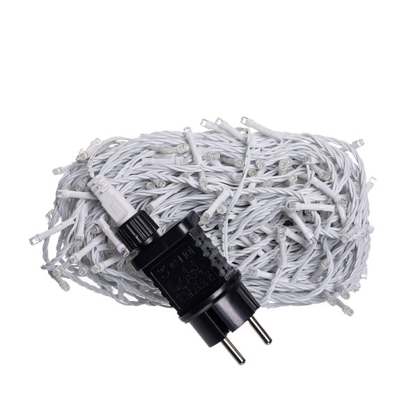 Гірлянда Нитка вулична 30 м 300 LED білий провід Білий CF300L30MWW