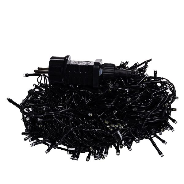 Гірлянда Різдвяна фея вулична 50 (м) 500 LED чорний провід Синій CF500L50MBBL