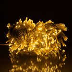 Гірлянда Різдвяна фея вулична 50 м 500 LED білий провід Жовтий CF500L50MWY - Зображення 2