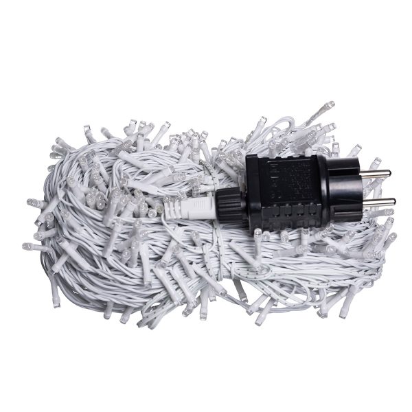 Гірлянда Різдвяна фея вулична 50 м 500 LED білий провід Синій CF500L50MWBL