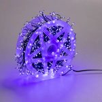 Гірлянда роса мішура 30 метрів хвойна лапа 640 led світлодіодів зелений дріт синя D1750BL - Зображення 6