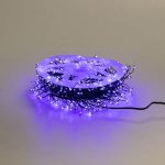 Гірлянда роса мішура 30 метрів хвойна лапа 640 led світлодіодів зелений дріт синя D1750BL - Зображення 7