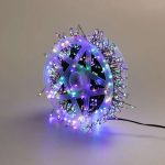 Гірлянда роса мішура 30 метрів хвойна лапа 640 led світлодіодів зелений дріт мультиколор D1750ML - Зображення 8