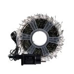 Новорічна гірлянда Хвойна лапа кімнатна роса 100 м 3000 LED зелений провід Синє сяйво D3000L100MGBL