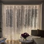 Новорічна гірлянда кімнатна штора роса Хвойна лапа 3х3 м 600 LED Біле світло D600LED3MW - Зображення 2