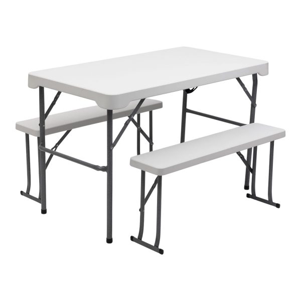 Комплект туристичних меблів стіл + лавочки для пікніка меблі для відпочинку на природі EB2545