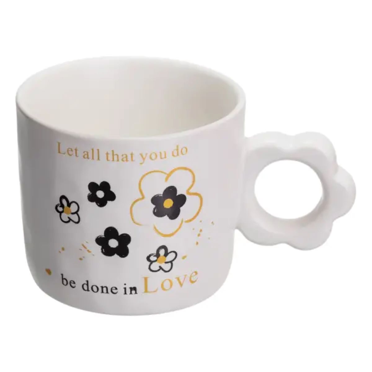 FM-14A Чашка для чаю та кави порцелянова 420 (мл) гарна оригінальна кружка на подарунок FM-14A - Зображення 1