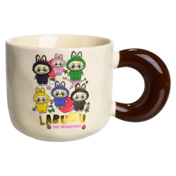 Порцелянова чашка Labubu The Monsters 400 мл – оригінальний подарунок для дітей FM-21B