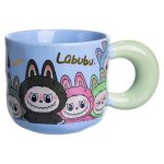 Чашка порцелянова Labubu 400 (мл) подарункова кружка прикольна чашка для дітей на подарунок FM-22D