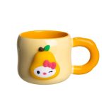 Кубок порцелянова з магнітом Sanrio 400 (мл) подарункова кружка прикольна чашка для дітей на подарунок Бежевий FM-37A