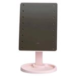 Дзеркало косметичне 21х16 см 16 LED Чорне HP-10-3AP - Зображення 2