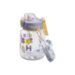 Пляшка для води Gucgres дитяча 650 мл на ремінці фіолетова HP-14-43V - Зображення 4