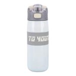 Термос спортивний з мундштуком 680 мл білий HP-14-54W