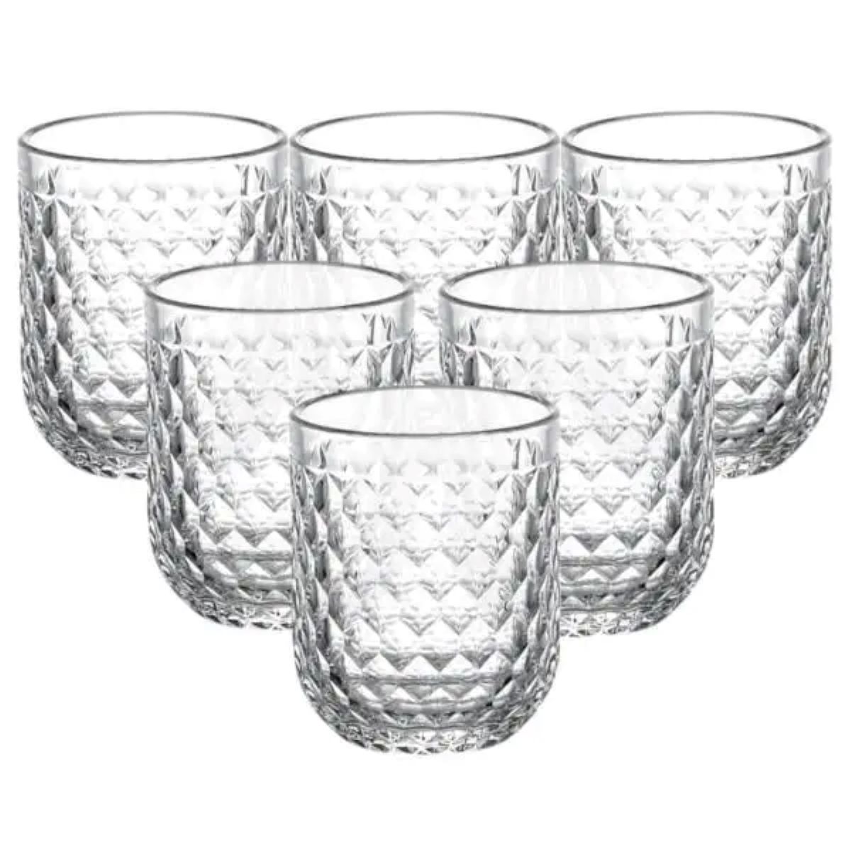 HP-19-105 Набір склянок 6 шт по 250 мл Прозорий HP-19-105 - Зображення 1