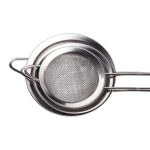 Набір ситечок 3 штуки для чаю, круп і борошна 8,10 і 12 см з нержавіючої сталі Сріблястий HP-19-12 - Зображення 5