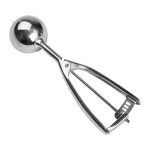 Кругла ложка для морозива 21×6.5×3.5 см з нержавіючої сталі HP-19-20-5.4x21.3CM - Зображення 3