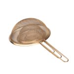 Набір ситечок 3 штуки для чаю, круп і борошна 8,14 і 20 см  з нержавіючої сталі Золотистий HP-19-21 - Зображення 5