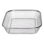 Сито-кошик для миття овочів та фруктів 37.5х27.5х6.8 см друшляк з нержавіючої сталі HP-19-23-L - Зображення 5