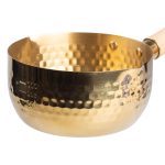 Сковорода з нержавіючої сталі 1,4 л з дерев'яною ручкою Золотистий HP-19-24-16CM - Зображення 3