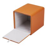 Серветниця з еко шкіри 13х13х14.5 см для кафе і ресторанів на стіл Коричнева HP-3-201BR - Зображення 5