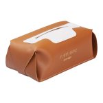 Серветниця з еко шкіри 21х12х8 см контейнер для серветок в автомобіль Коричневий HP-3-210BR - Зображення 3