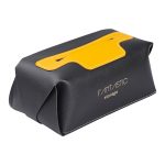 Салфетниця з еко шкіри в машину 21х12х8 см контейнер для серветок Чорний HP-3-210B - Зображення 3