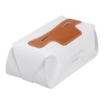 Серветниця з еко шкіри 21х12х8 см контейнер для серветок в автомобіль Білий HP-3-210W - Зображення 3