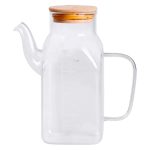 Ємність для олії та оцту з бамбуковою кришкою 750 мл HP-34-1 - Зображення 2