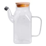 Ємність для олії та оцту з бамбуковою кришкою 750 мл HP-34-1 - Зображення 3