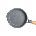 Сковорода алюмінієва 1 л з мармуровим антипригарним покриттям Ø 20 см, товсте дно MGC сірий HP-4-416G - Зображення 4