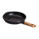 Алюмінієва сковорода 1,4 л, мармурове антипригарне покриття Ø 22 см, товсте дно MGC чорний HP-4-417B - Зображення 3