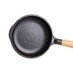 Алюмінієва сковорода 1,4 л, мармурове антипригарне покриття Ø 22 см, товсте дно MGC чорний HP-4-417B - Зображення 4